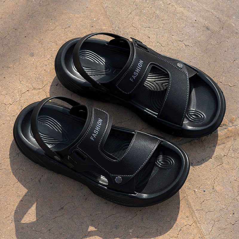 Men's Feeling Platform Trendy Soft Bottom High Elastic Sandals