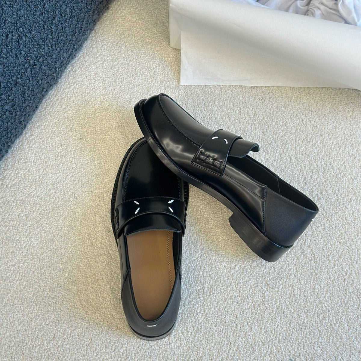 Women's Step-on Dual-purpose British Style Slip-on Retro Loafers