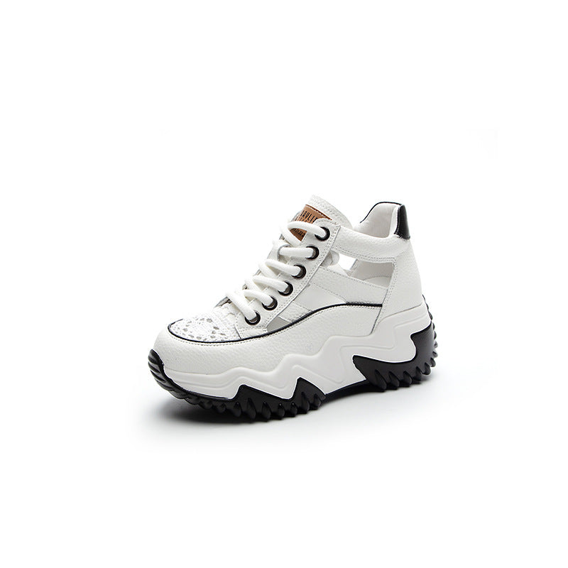 Women's Dad Summer Fashion Retro Lightweight Height Increasing Women's Casual Shoes