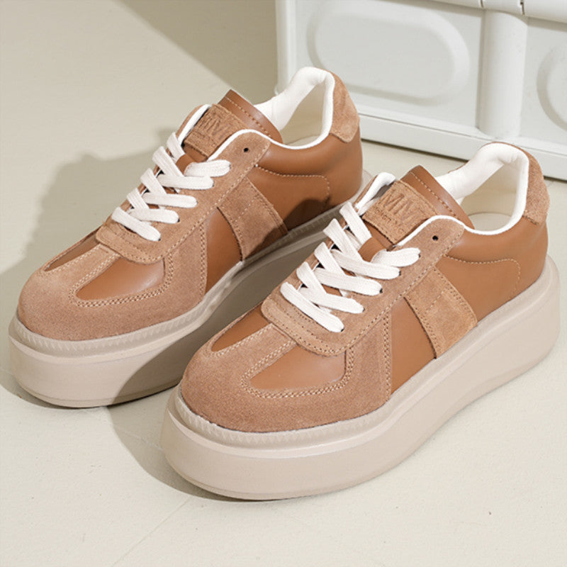 Women's Cousin Height Increasing German Training Authentic Sneakers