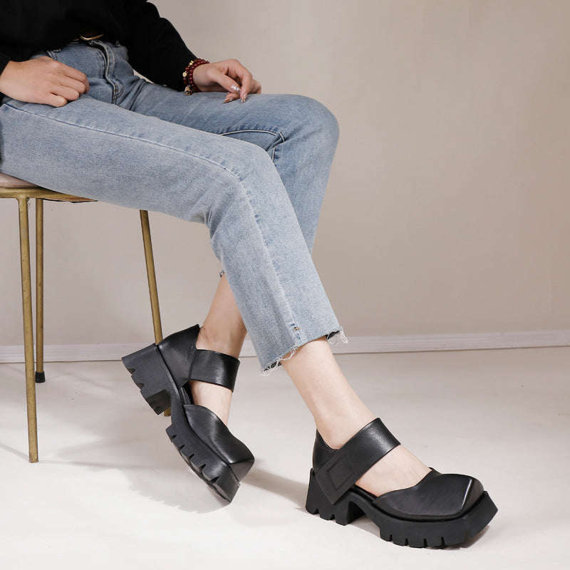 Toe Thick Sole Female Back To Casual Shoes