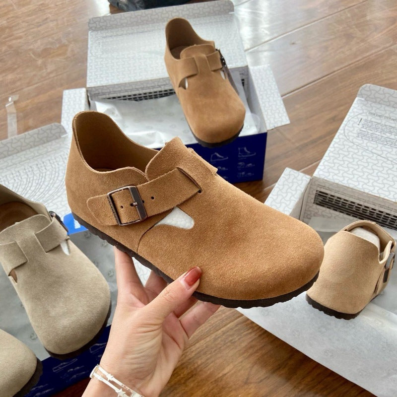 Women's & Men's All-inclusive Cork Thick Bottom With Hidden Sandals