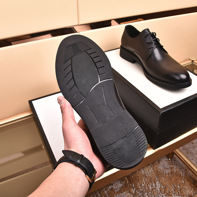 Men's Plus Size Cowhide Low Comfortable Leather Shoes