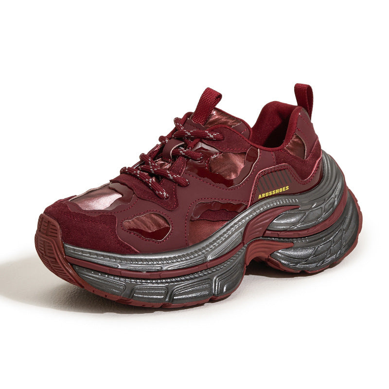 Women's Dad Spring Niche Platform Height Increasing Sneakers