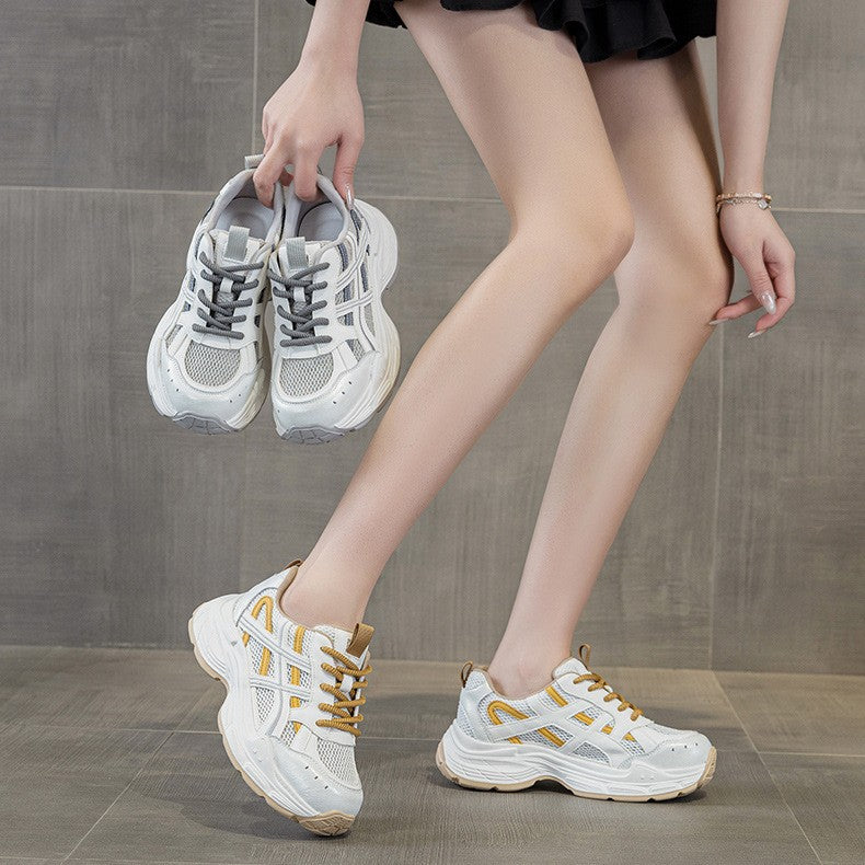 Women's Small Breathable Lightweight Not Tired Feet Large Women's Sports Shoes