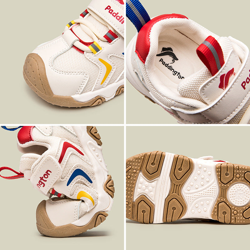 Children's Paddington Bear Spring Mesh Toddler Antiskid Kid's Sneakers