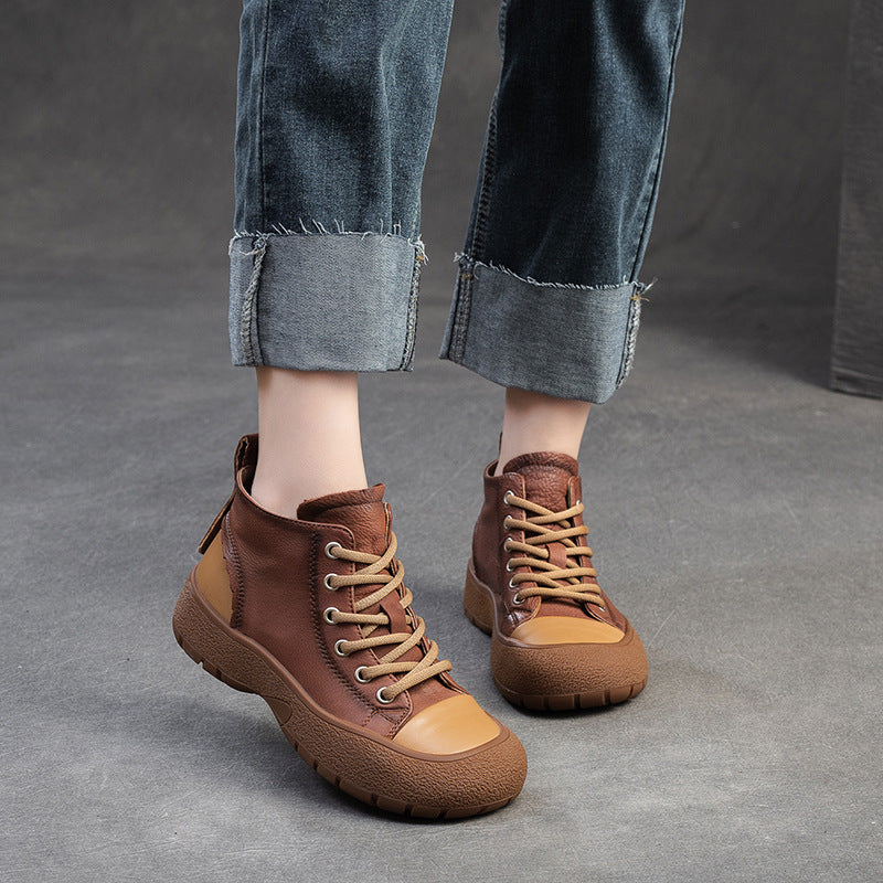 Women's Shu Retro High Top Ankle Multicolor Casual Shoes