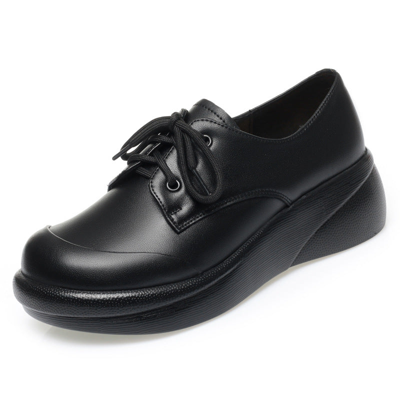Women's Spring Wedge Small Single-layer First Layer Women's Shoes