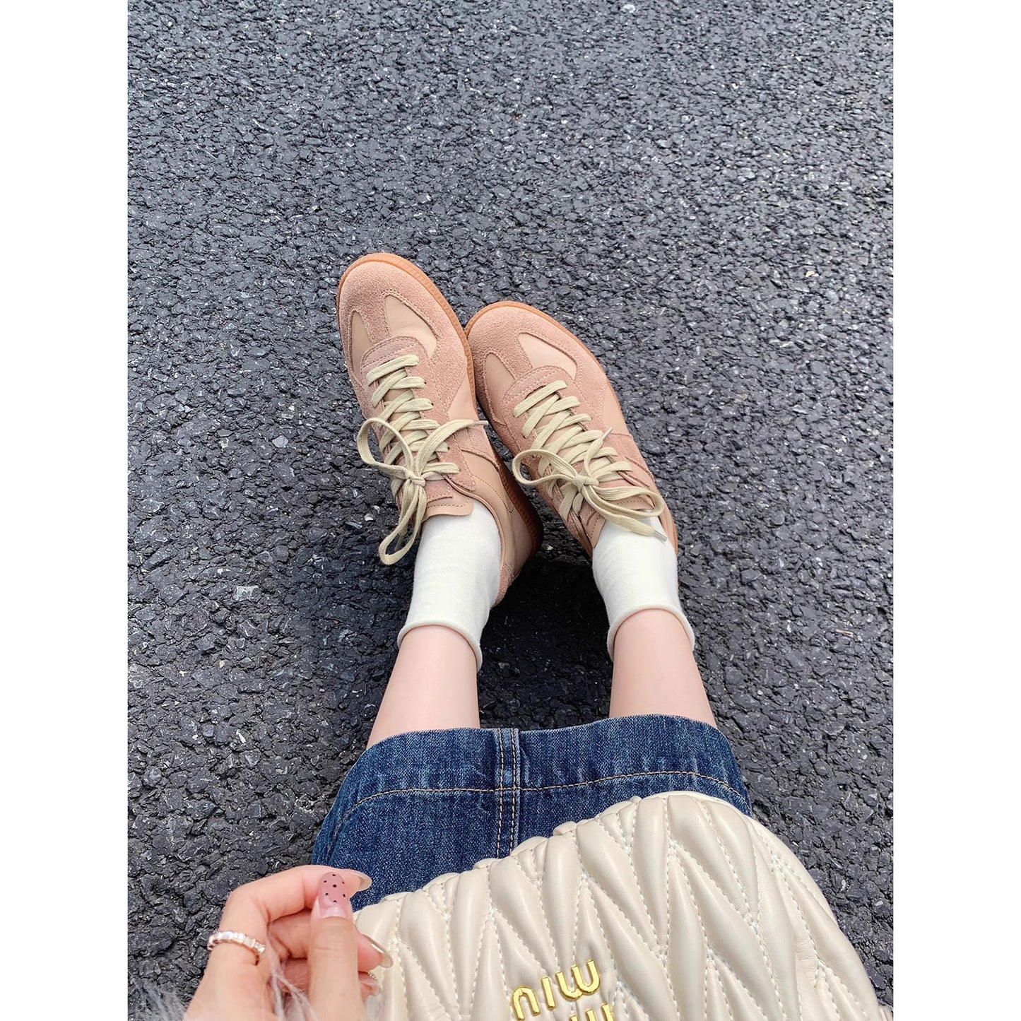 Women's Retro Genuine Assorted Colors Round Head Thick Sneakers