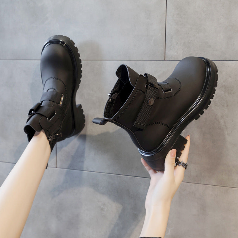 Women's Ge Platform Martin Female Short Boots