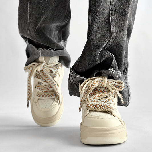 Women's & Men's Bread National Fashion Couple Increased Platform Sneakers