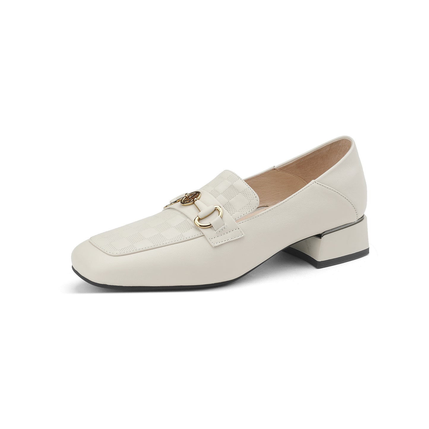 Women's Versatile Single-layer Chunky British Mid One Women's Shoes