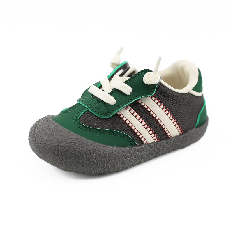 Children's Classy Autumn Lightweight Breathable Entrance Canvas Shoes