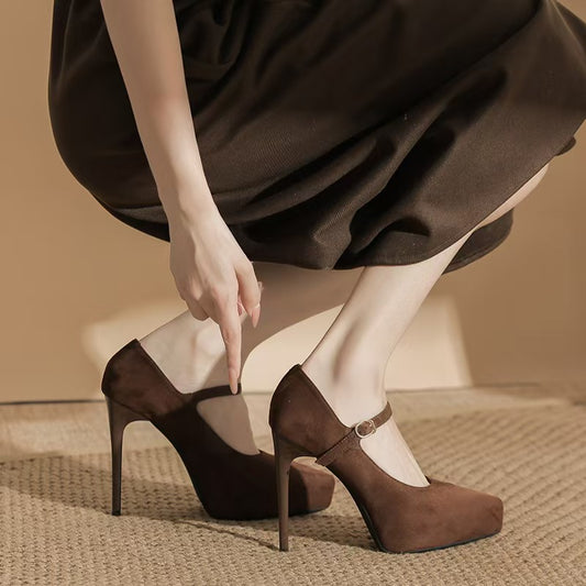 High French Shallow Mouth High-grade Feeling Not Tired Inside Feet Women's Fashion Shoes