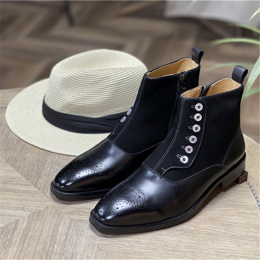Men's Martin British Retro Handmade Classic Chelsea Boots