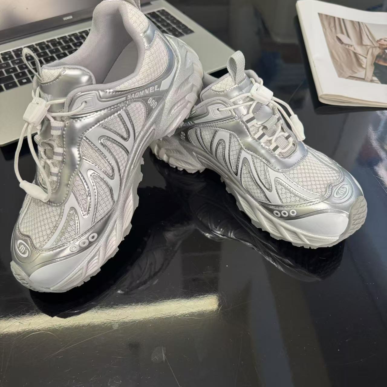 Women's Summer Platform Dad Breathable Single Mesh Trendy Sneakers