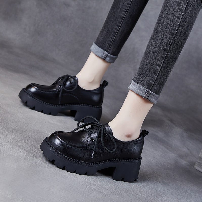 Up Small British Style Fashion College Women's Shoes