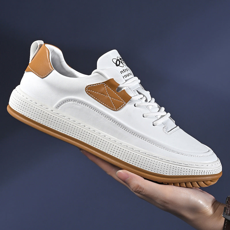 Men's Head Summer Hollow Breathable Clown Soft Bottom Square Men's Board Shoes