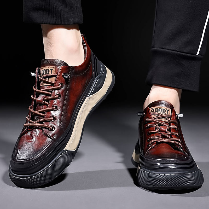 Men's Autumn Grip Pattern Sports Genuine Assorted Men's Shoes