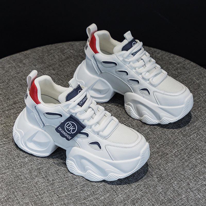 Mesh Height Increasing Insole Dad Female Women's Casual Shoes