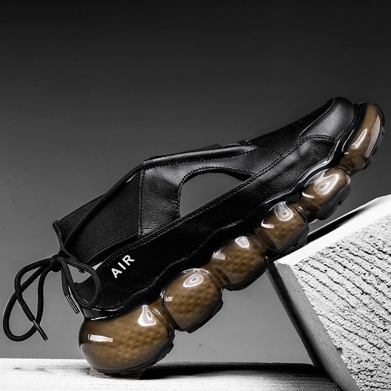 Men's Air Cushion Summer Hollow Popcorn Platform Casual Shoes