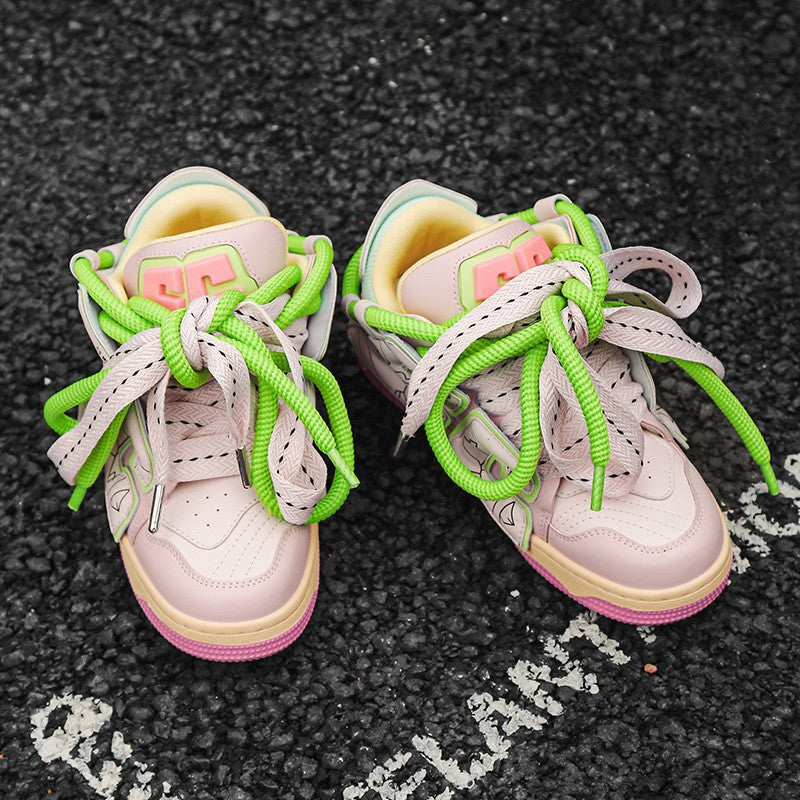 Men's Lovers Hip Hop Skateboarding Bread Three-dimensional Men's Shoes