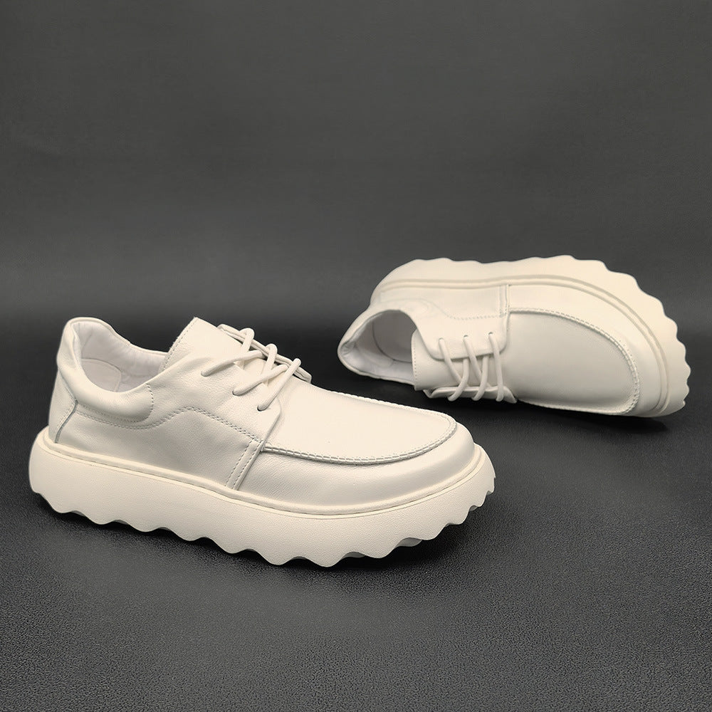 Men's Platform Sports Board Fashionable Top Layer Sneakers
