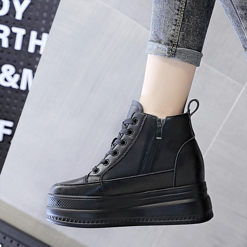 Women's Trendy Sunday Autumn Platform Height Increasing Women's Shoes