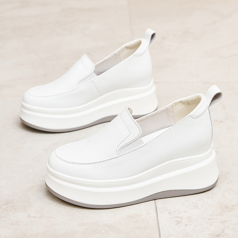 Women's Height Increasing Insole Small One Pedal Thick-soled Women's Casual Shoes