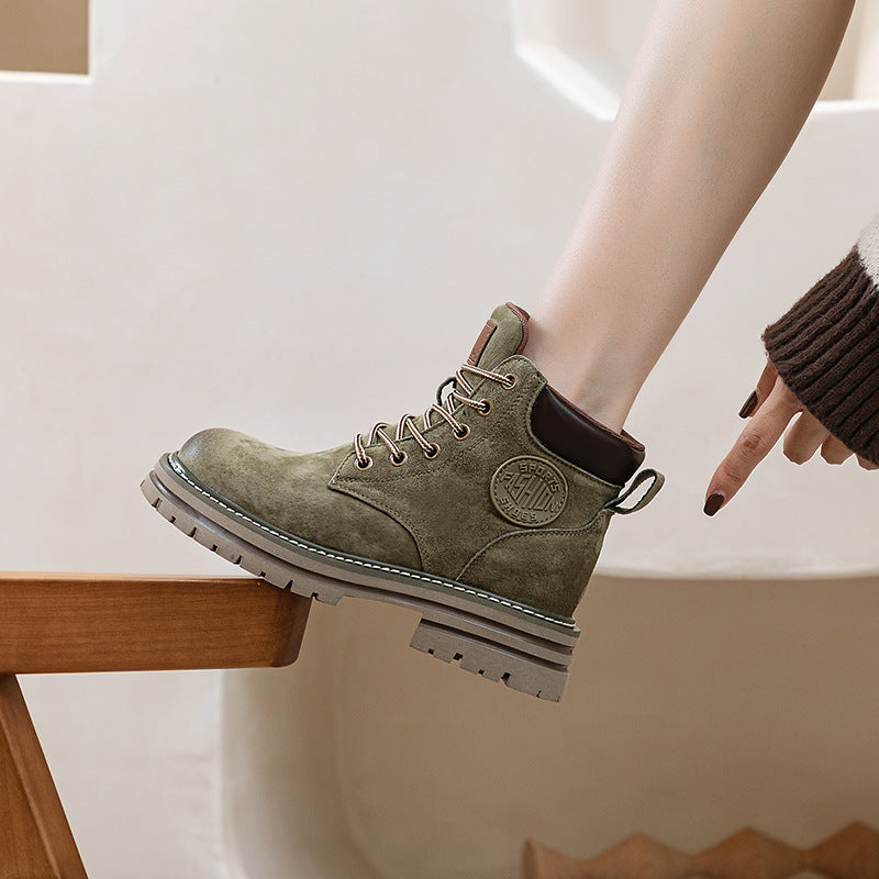Women's & Men's Pink Martin For Hidden Platform Ankle Boots