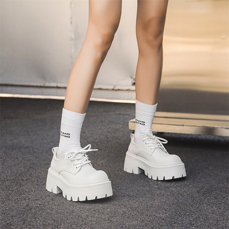 Men's Small Square Toe High-grade Summer Breathable Black Leather Shoes