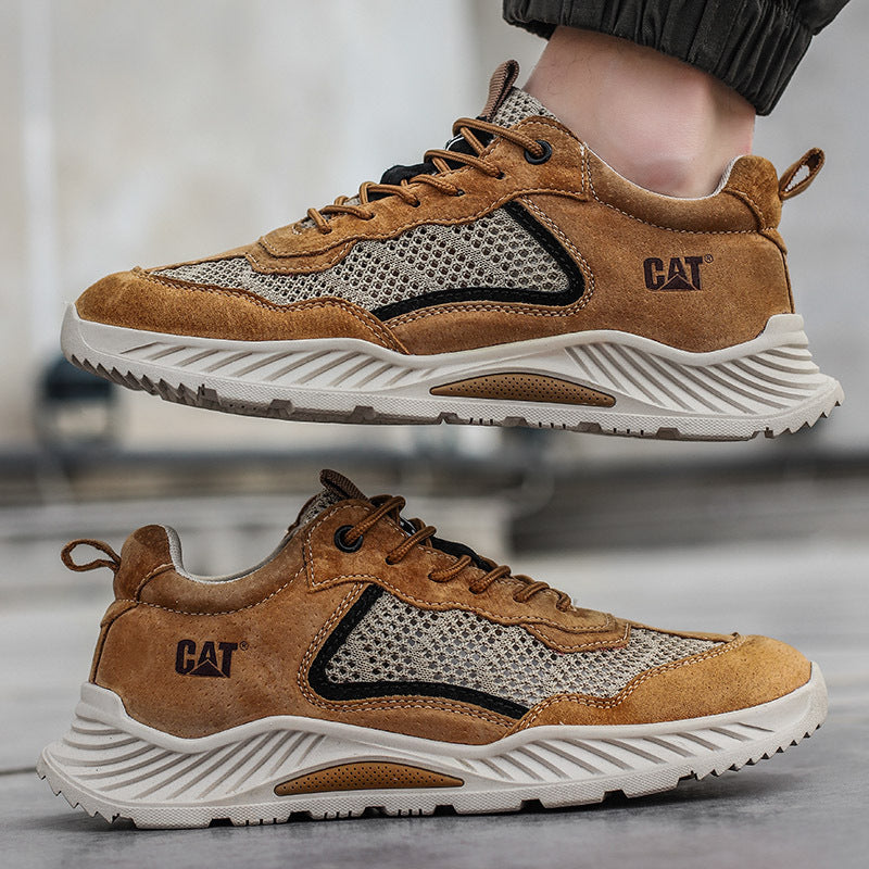 Men's Outdoor Sports Mesh Breathable Tooling Hiking Sneakers