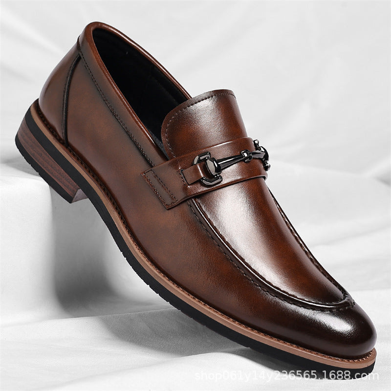 Size Formal Wear Low Soft Bottom Surface Men's Business Leather Shoes