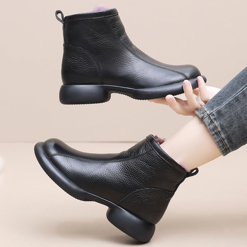 Women's Mom Fleece-lined Thick Cotton Winter Soft Women's Shoes