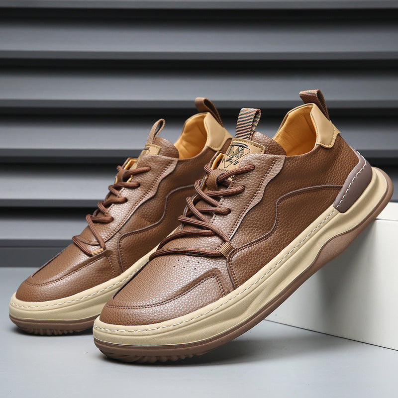 Men's Hollow Out Breathable Head Tilt Clown Boys Low Casual Shoes