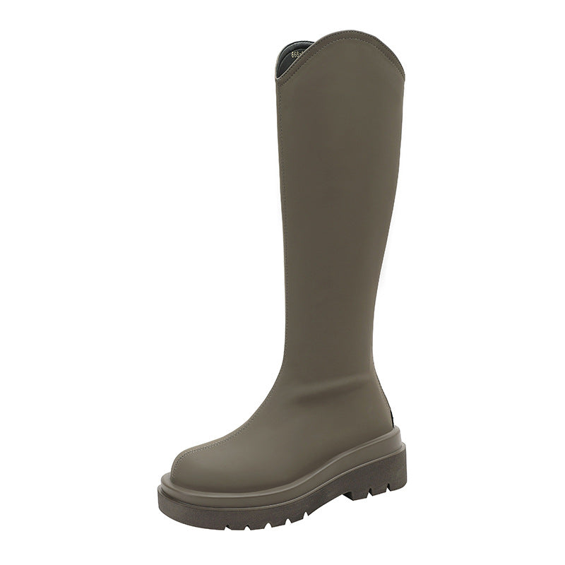 Women's Fat Thick Leg Big Tube Circumference Bottom Plus Boots