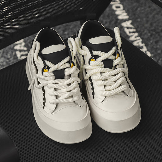 Men's Cute White Summer Niche Breathable Lovers Sneakers