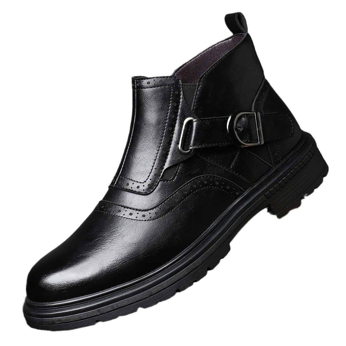 Men's British Retro Style Formal Outdoor Trendy Men's Business Leather Shoes