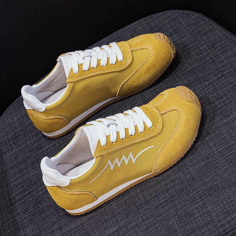 Women's Sheepskin German Training Breathable Large Size Summer Soft Bottom Not Women's Sports Shoes