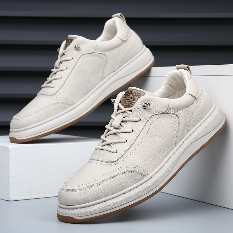 Men's First Layer Cowhide Genuine Breathable Section Men's Shoes