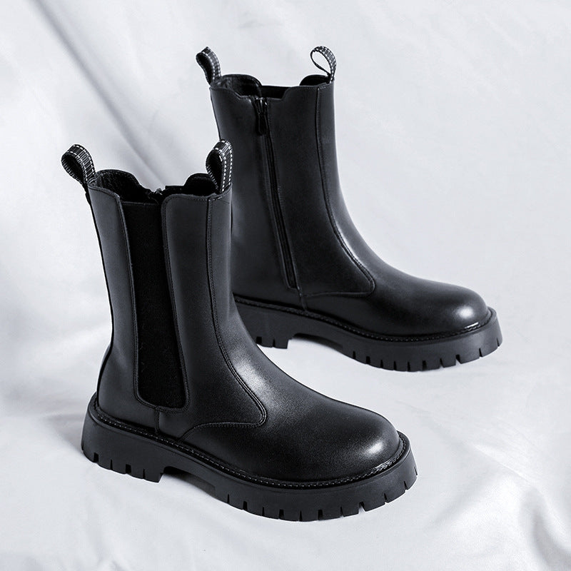 Men's Autumn Trendy Thick-soled Chelsea Martin Boots