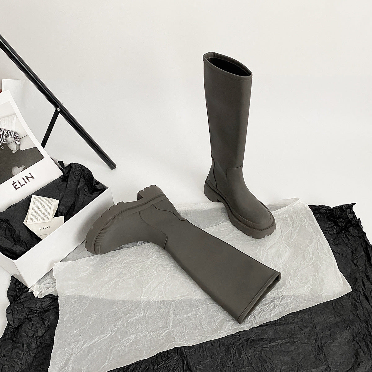 Women's In The World Below Knee Platform Boots