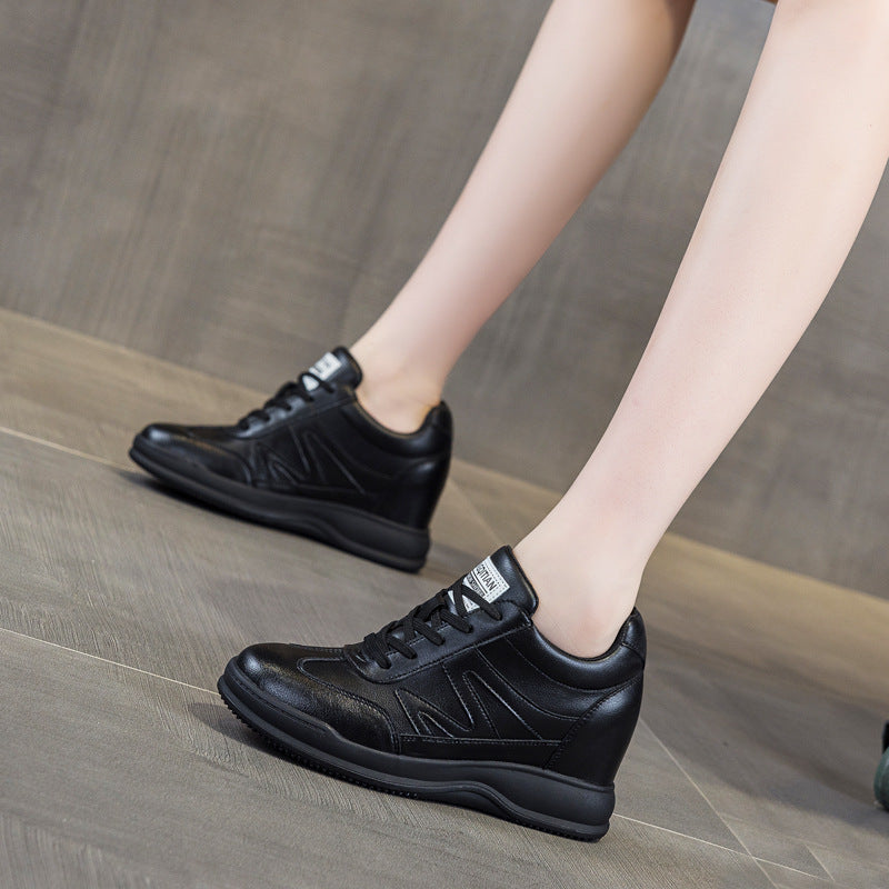 Women's Height Increasing Insole High College Korean Style Women's Shoes