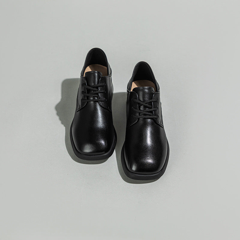 Spring British Style Chunky Deep Mouth Loafers