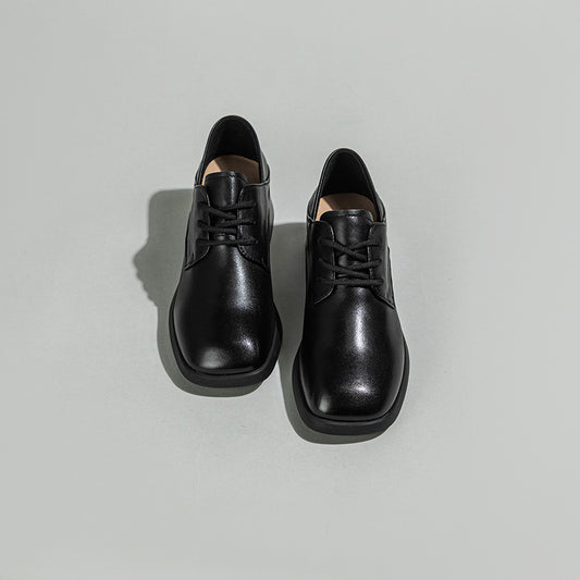 Spring British Style Chunky Deep Mouth Loafers