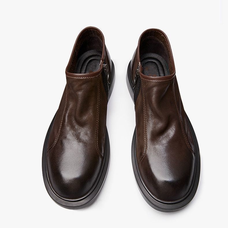 Men's Autumn Soft Sole Winter Fleece British Style Casual Shoes