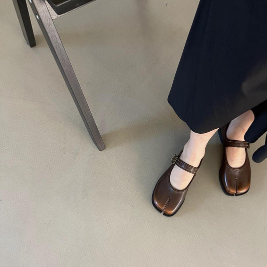 Women's Mary Jane Retro Spring Niche Split Casual Shoes