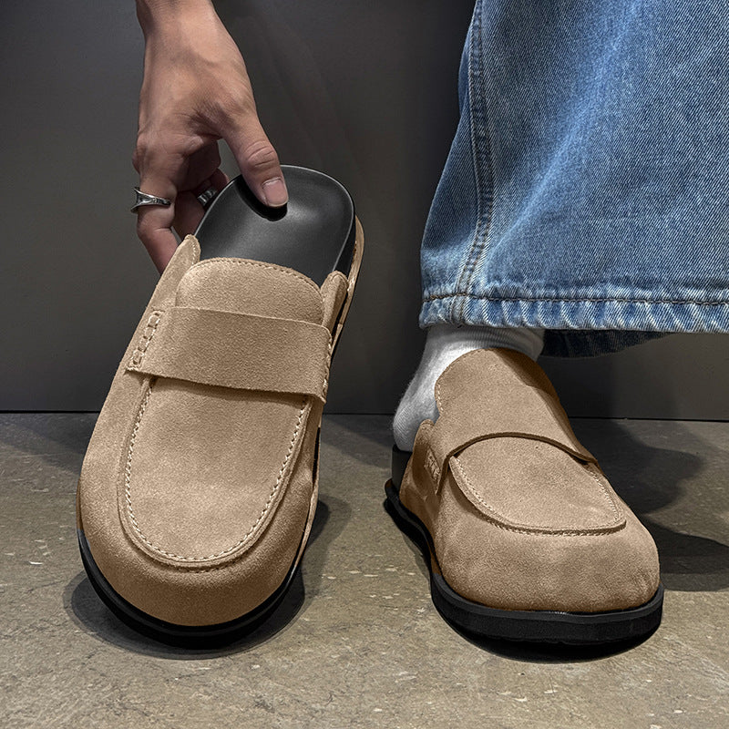 Men's Slip-on Lofter Closed Toe Half Outdoor Loafers