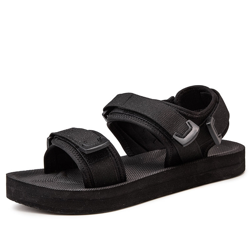 Men's Extra Large Size Summer Outdoor Velcro Sandals