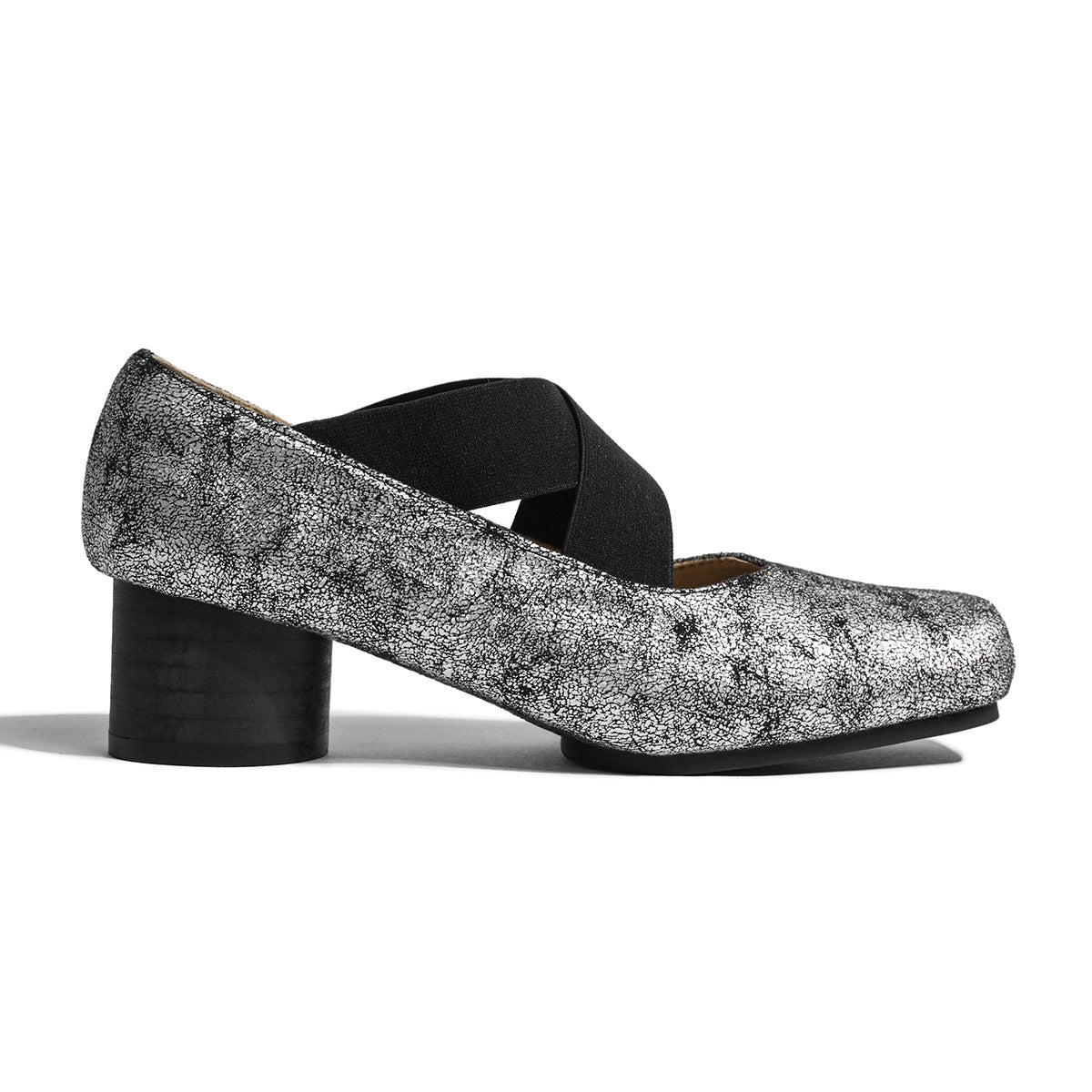 Women's Ballet Dance Mid Mary Jane Retro Cross Strap Women's Shoes